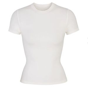 NWT SKIMS cotton jersey t shirt Marble